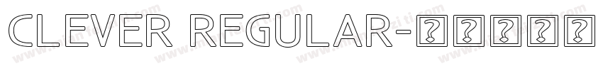Clever Regular字体转换